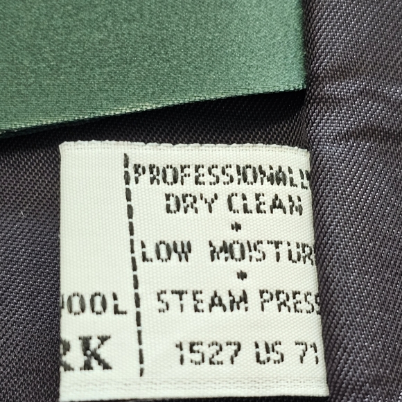 Lauren Ralph Lauren Navy Wool Blazer Signature Crown Crest Chest Pocket Sz 14 - Picture 13 of 14